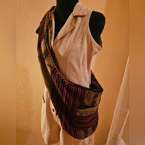 Peruvian Handwoven Sling Shoulder Bag